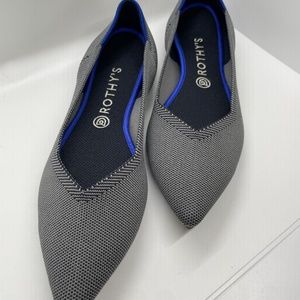 Rothy's  Steel Grey Point Shoes - Sz 11.5